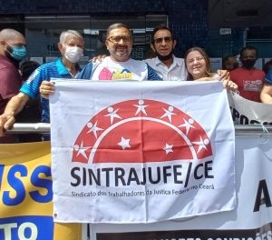 Em novo ato unificado, Sintrajufe-CE se reúne com entidades sindicais pela reposição salarial e apoio à greve do INSS