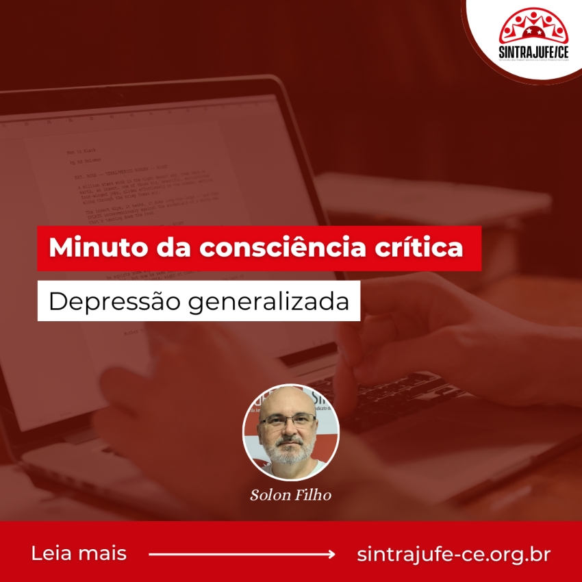 Minuto da consciência crítica: Depressão generalizada