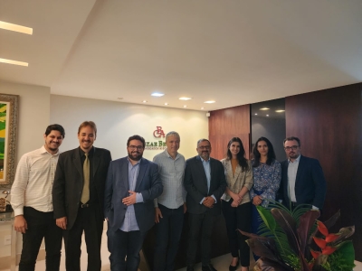 Diretor Fábio Sabóia se reúne com AJN e Dr. Cezar Britto para tratar sobre NS, auxílio-saúde, quintos e teletrabalho