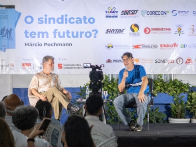 O Sintrajufe-CE apoia o lançamento do livro &quot;O sindicato tem futuro?&quot; do professor Márcio Pochmann